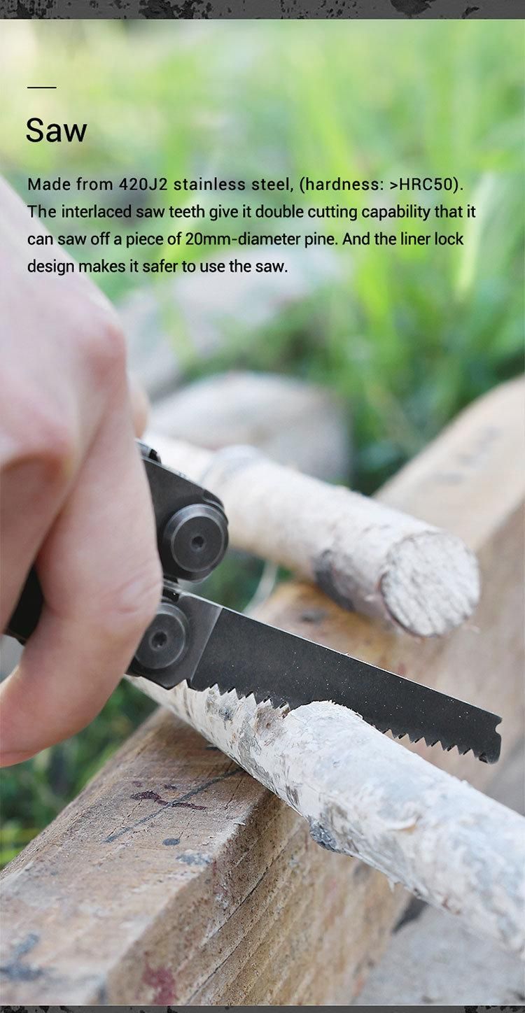 Nextool Flagship Pro Pliers Stonewashed Multitool for Outdoor Camping Tool