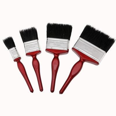 1&quot; 2&quot; 3&quot; 4&quot; UK Market Natural Black Bristle Paint Brush Set for Painting Walls