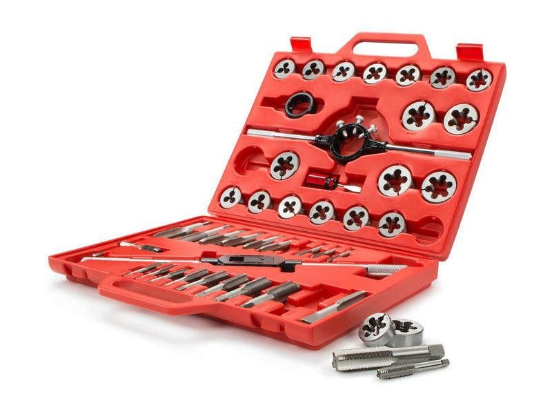 45PCS HSS Alloy Steel Metric Tap and Die Kit