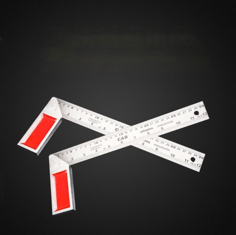 Factory Stainless Steel or Aluminium Handle Angle Square
