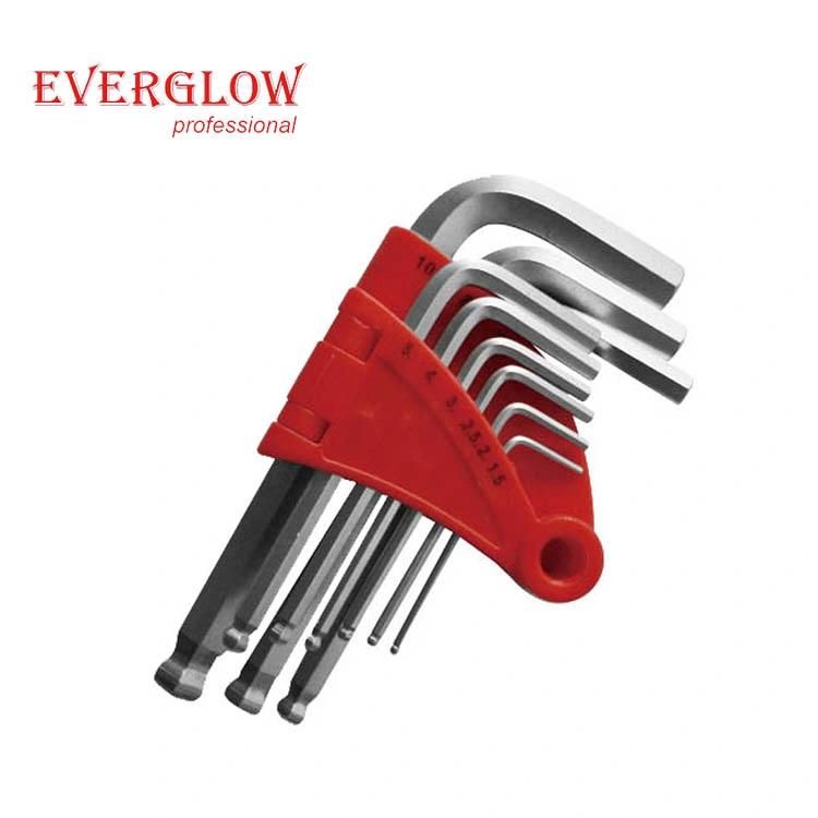 9PCS Short Arm Ball Point Hex Key Set