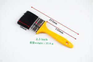 Bristle Black Brush Wire Yellow Wooden Handle Paint Brush for Decoration