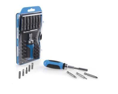 34PC Stubby Ratchet Screwdriver Set of Ad23034