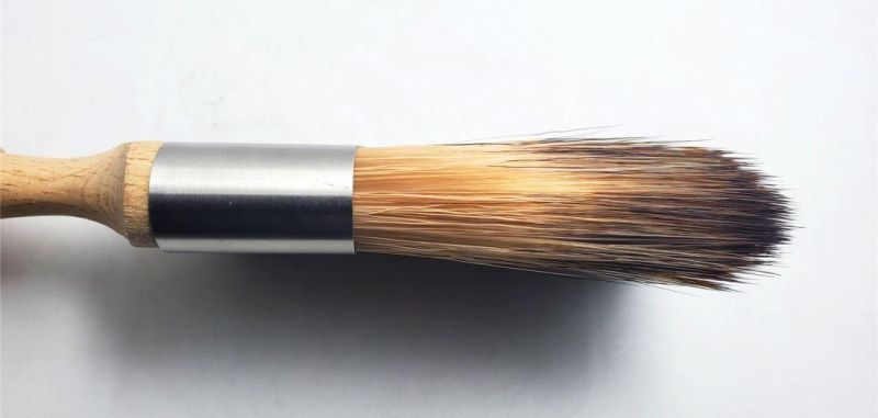 Polyester Angle Paint Brush with Wood handle Brush Set