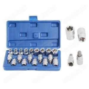 19PCS Drive Torx Bit Socket Set for Wrench Pneumatic Tools