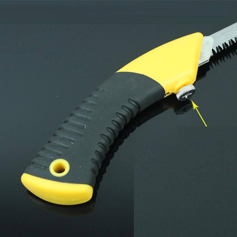 65#Mn Steel Hand Tool Tree Cutting Straight Pruning Curving Wood Handle Garden Saw