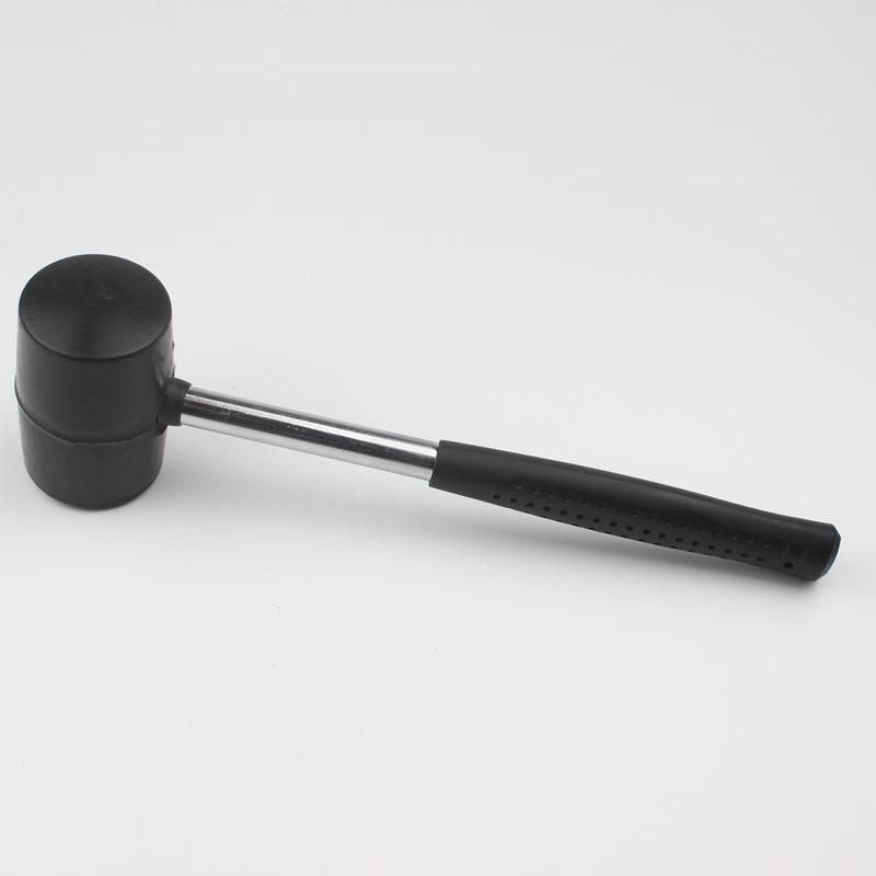Rubber Hammer Mallet with Steel Handle 24oz
