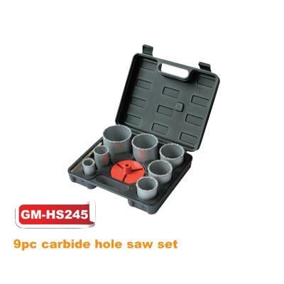 9/10PCS Tungsten Carbide Coated Hole Saw Set (GM-HS246)