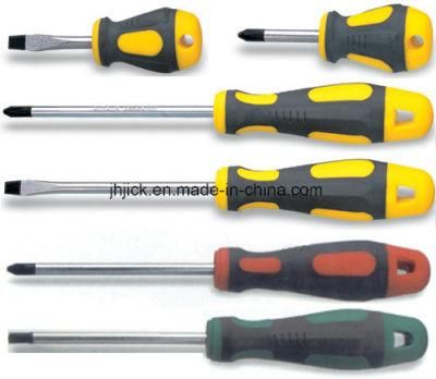 Slotted and Phillps Soft Handle&prime; S Screwdriver (MF0118-A) 6150 Cr-V or Sii