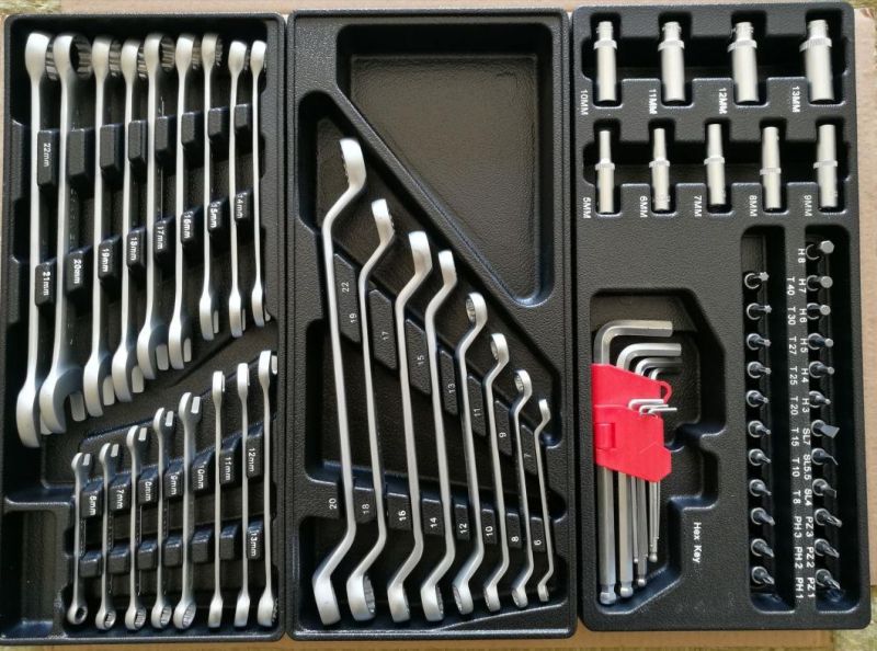 228PCS -5trays Tool Set with 7 Drawers Heavy Duty Cabinet (FY228A2)