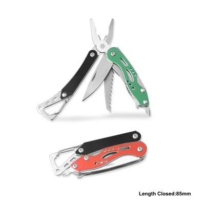 High Quality Mini-Size Multi Function Tools with Carabiner (#8462AM)