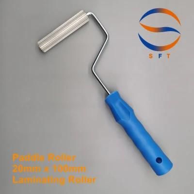 100mm Length Aluminium Paddle Rollers FRP Tools for Laminating