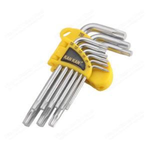 9PCS Short Long Hex Key Set Chromed Wrench for Hand Tools