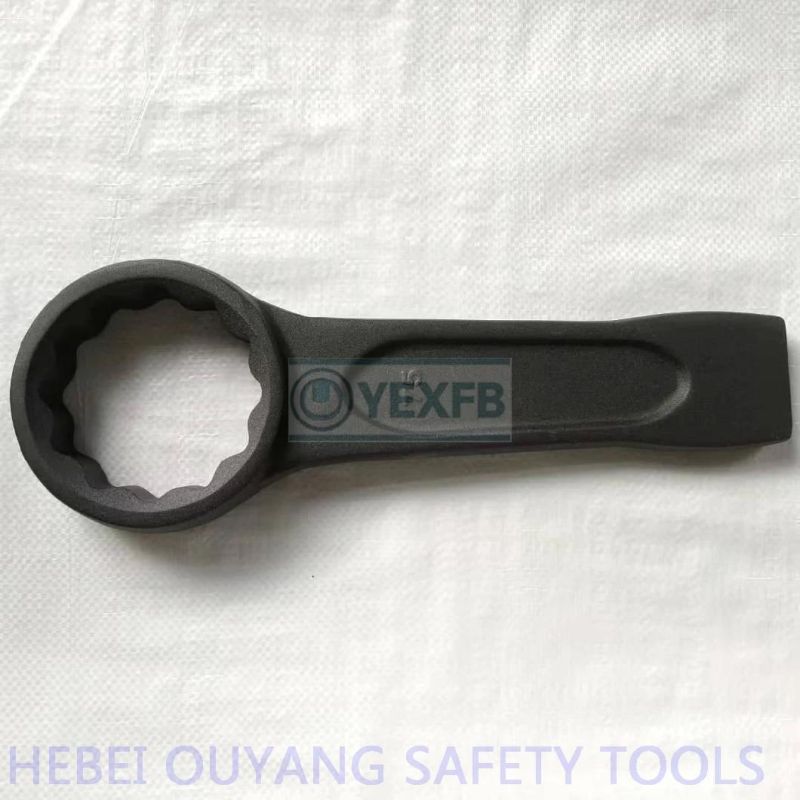 Steel Striking/Slogging/Hammer Ring Wrench/Spanner, 75 mm, DIN 7444