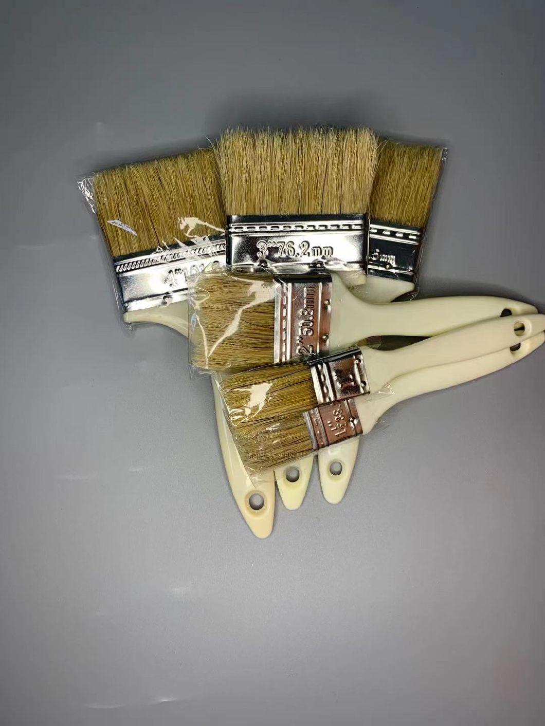 FRP Roller Brush Customized White Plastic Handle 100% Bristle Brush for FRP Laminating