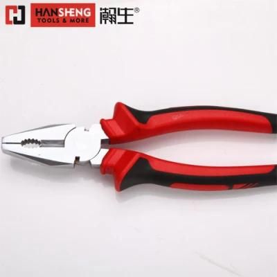 Made of Carbon Steel, Chrome Vanadium Steel, Professional Hand Tool, Satin Finish, Combination Pliers, Side Cutter, Long Nose Pliers