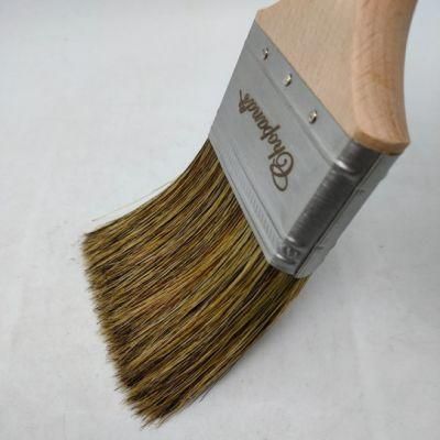 Angled Poly-Nylon Paint Brush with Long Handle