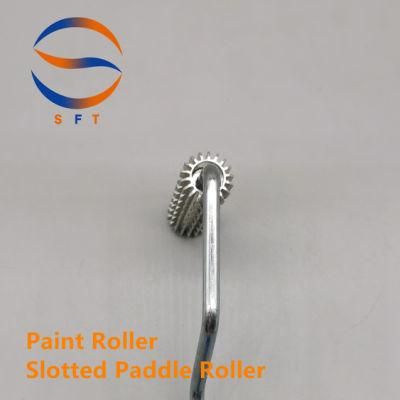 Customized Alloy Slotted Paddle Roller Bubble Buster Rollers for GRP