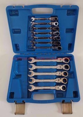 12PCS Industrial Flexible Gear Wrench Set (FY1012B-1)