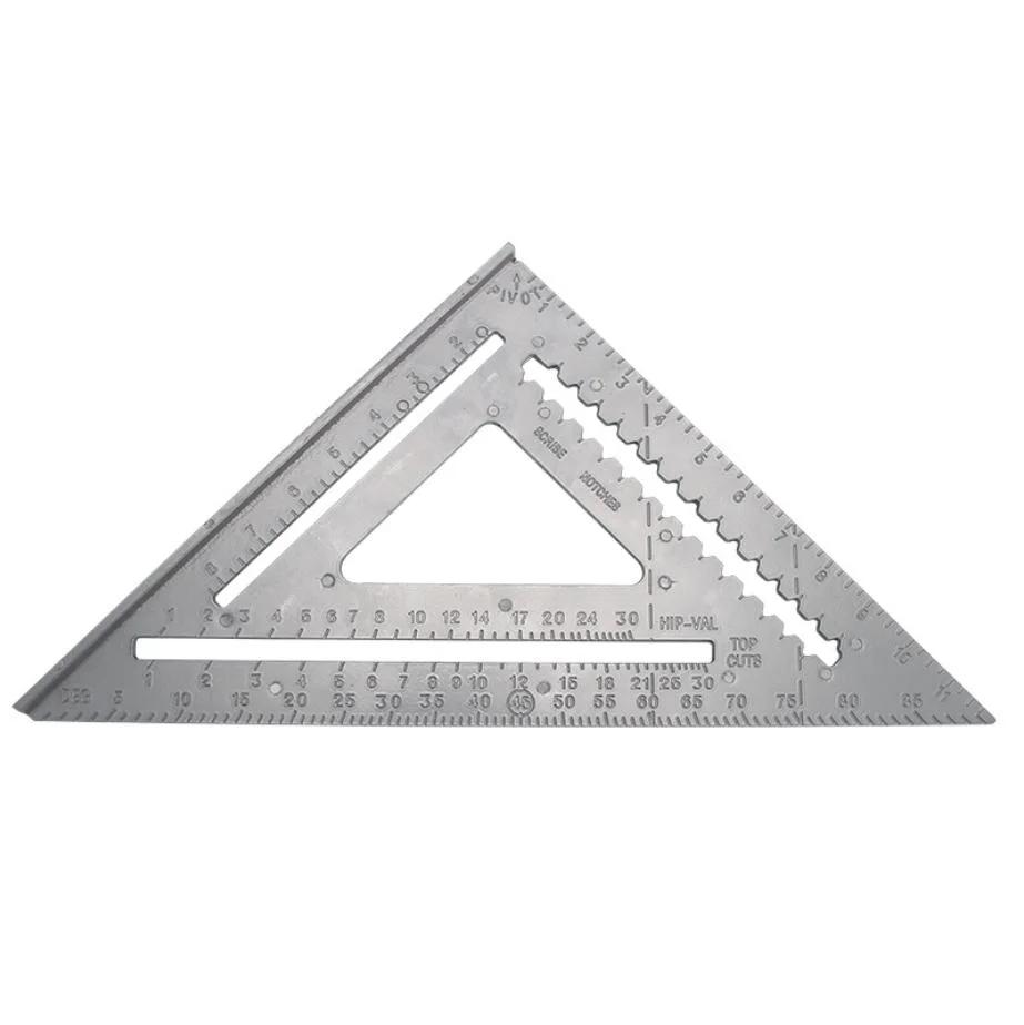 Woodworking Measuring Triangle Ruler High-Precision Triangle Ruler