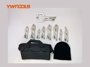 9PCS CRV Locking Pliers Set with The Bag