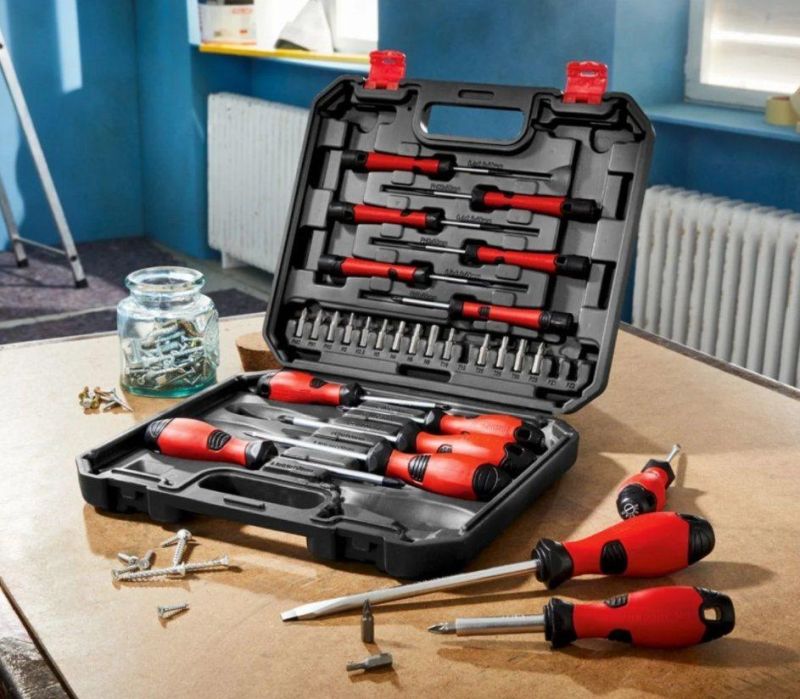 Slotted, Cross-Head Screw Driver Set for European
