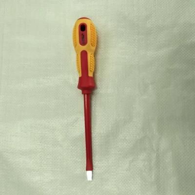 Electrical Hand Tools Inuslated Insulation Slotted Screwdriver 6X125mm, 1000V