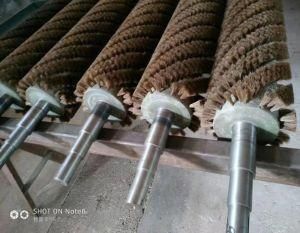 China Scale Surface Grinding Abrasive Nylon Spiral Roller Brush