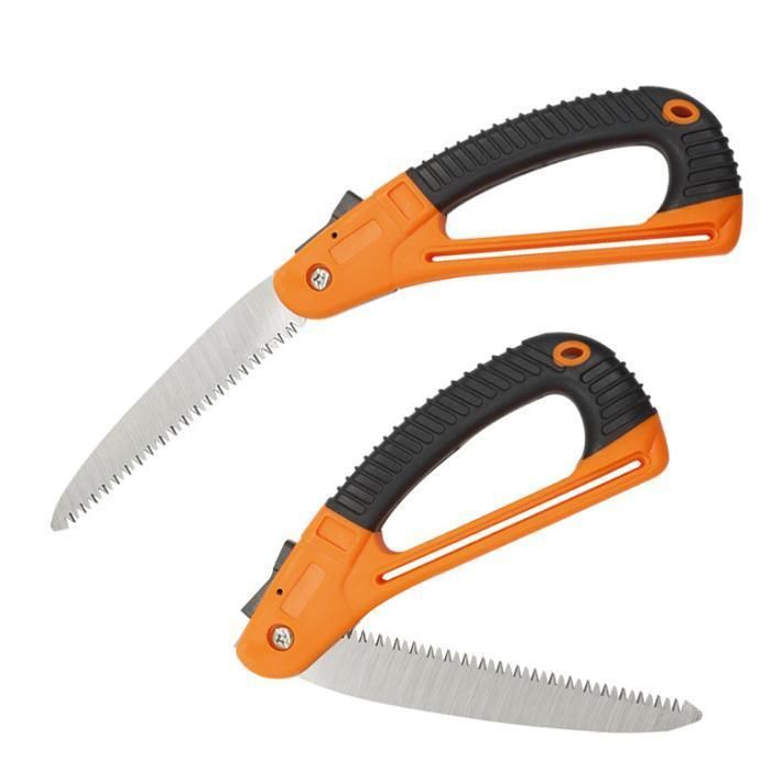 Manganese Steel Three Side Sharp Metal Plastic Handle Garden Tree Pruning Tool Gardening Saw