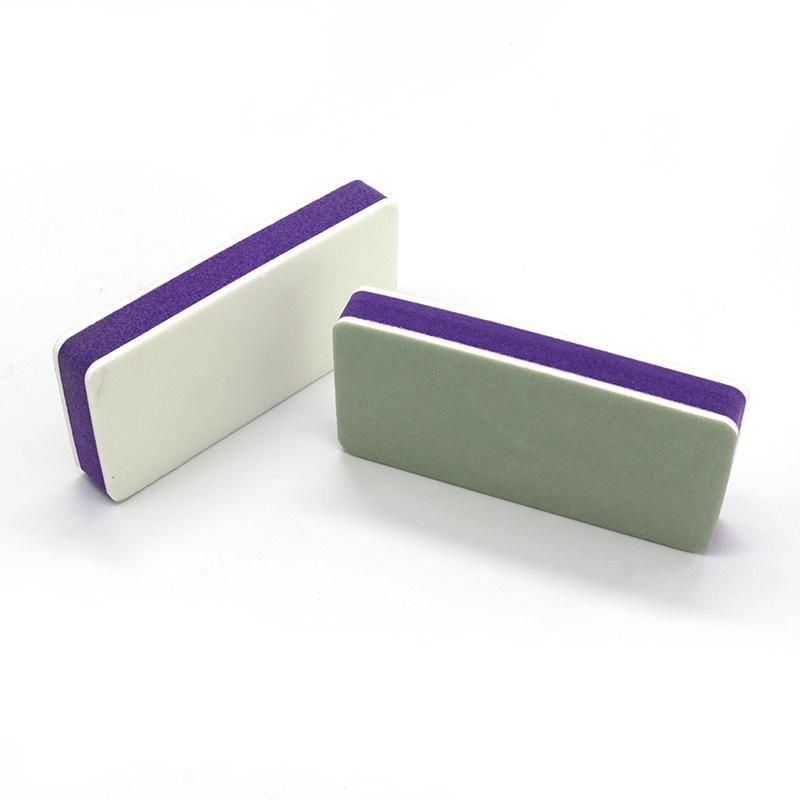 OEM Mini 2 Way Purple Nail Buffer Block for Beauty Salon