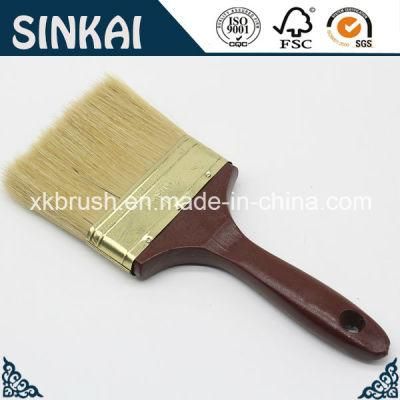 Synthetic Tapered Brush with Wood Handle