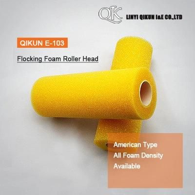 E-101 Orange Color European Type Flocking Foam Roller