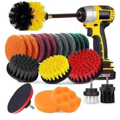 22PCS Electric Drill Cleaning Brush for Car Bathroom Floor Cleaning