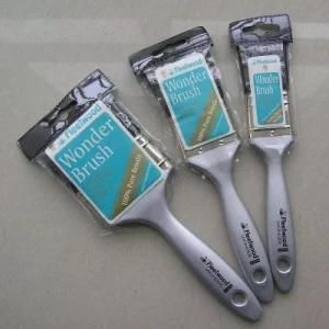 Plastic Handle Paint Brush Set with Black Bristle Material