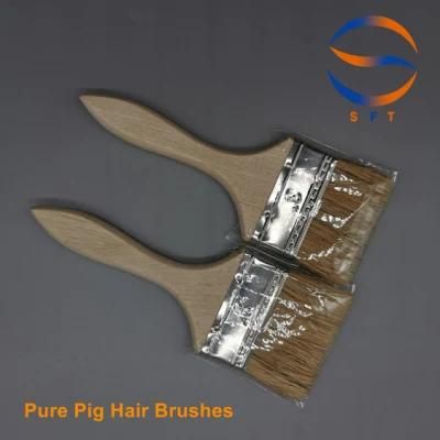 Discount Solvent Resistant Pure Pig Hair Brushes FRP Laminating Brushes