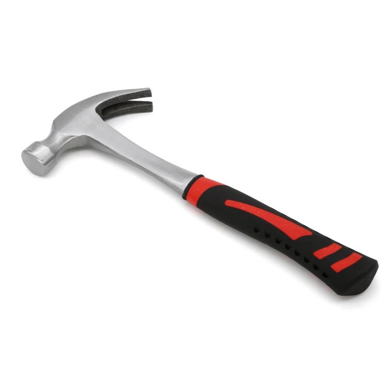 High Quality Carton Steel American Type Claw Hammer with Wood Handle