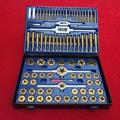 86PCS Alloy Steel Tin Coated Tap and Die Set