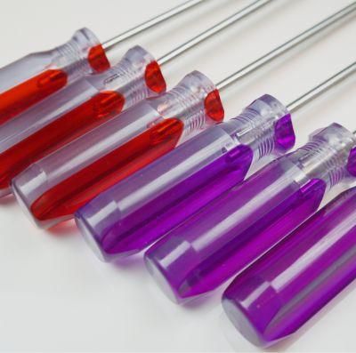 Colorful Transparent Double Head Phillips Flat Screwdriver