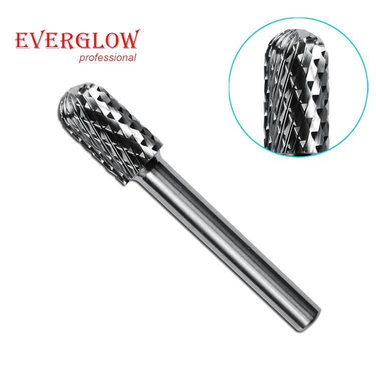 Hot Sale 6mm Shank Oval Shape Carbide Diamond Rotary Burr Grinding Burrs