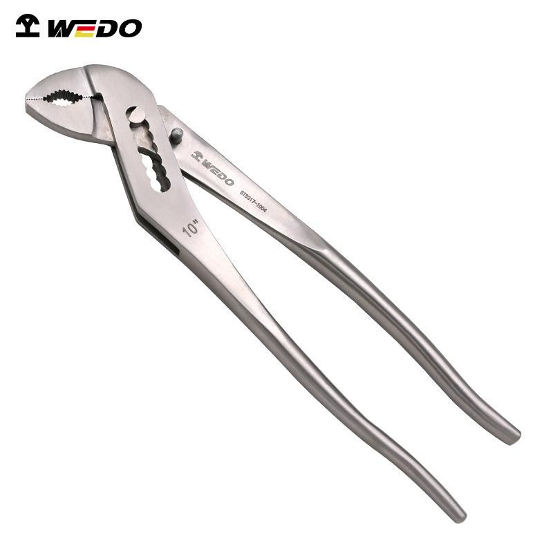 WEDO 6.5" Slip Joint Pliers Stainless Steel Slip Water Pump Pliers Corrosion Resistant