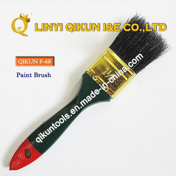 F-66 Hardware Decorate Paint Hand Tools Wooden Handle Bristle Roller Paint Brush