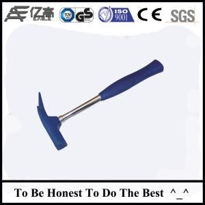 600g Carbon Steel Forging Roofing Hammer with Steel Handle