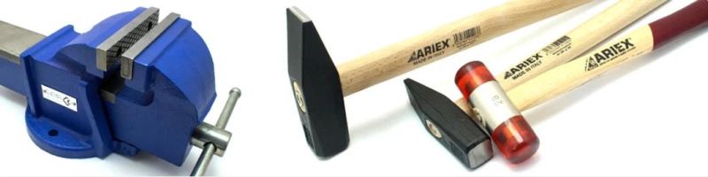 Hautine Machinist Hammer with Wooden Handle