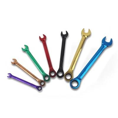 Colored Ratchet Wrench Tool Set Quick Wrench Complete Car Repair Universal and Labor-Saving Repair Set