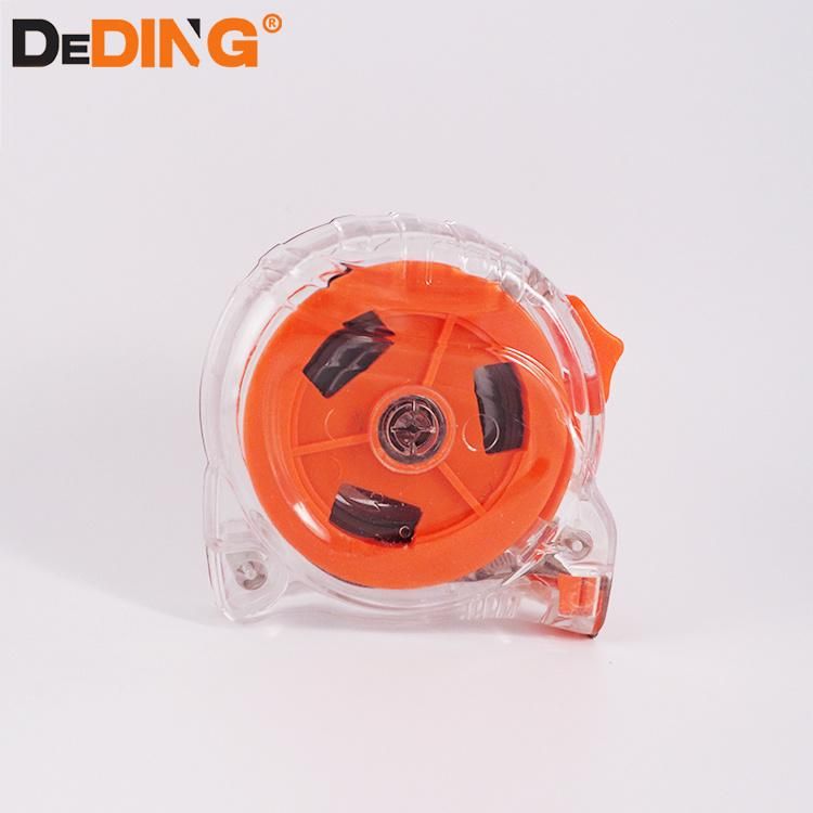 Wholesale Clear Transparent Case Carbon Steel Blade Tape Measure