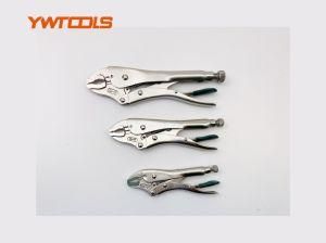 3PCS Round Nose CRV Locking Pliers Set