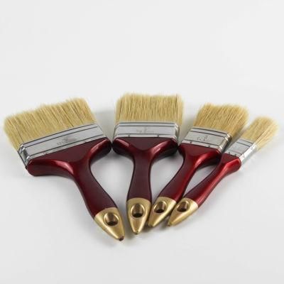 Oval Color Bristle Nylon Brush with Plastic Handle