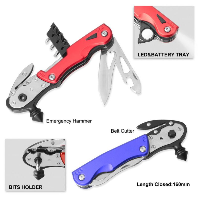 High Quality Multifunction Survival Hammer Multi Tool (#8442AMF)