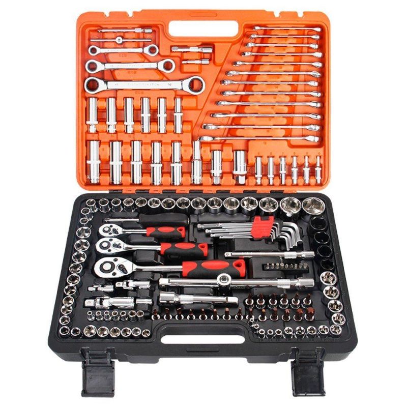 The Manufacturer Supplies 121 Sets of Socket Wrenches, Tool Kits for Automobile Maintenance, Auto and Motorcycle Tools Set
