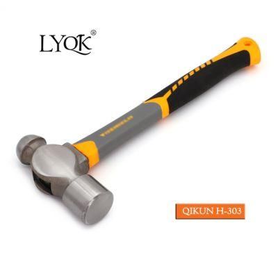 H-303 Construction Hardware Hand Tools Hard Wood Handle Ball Pein Hammer